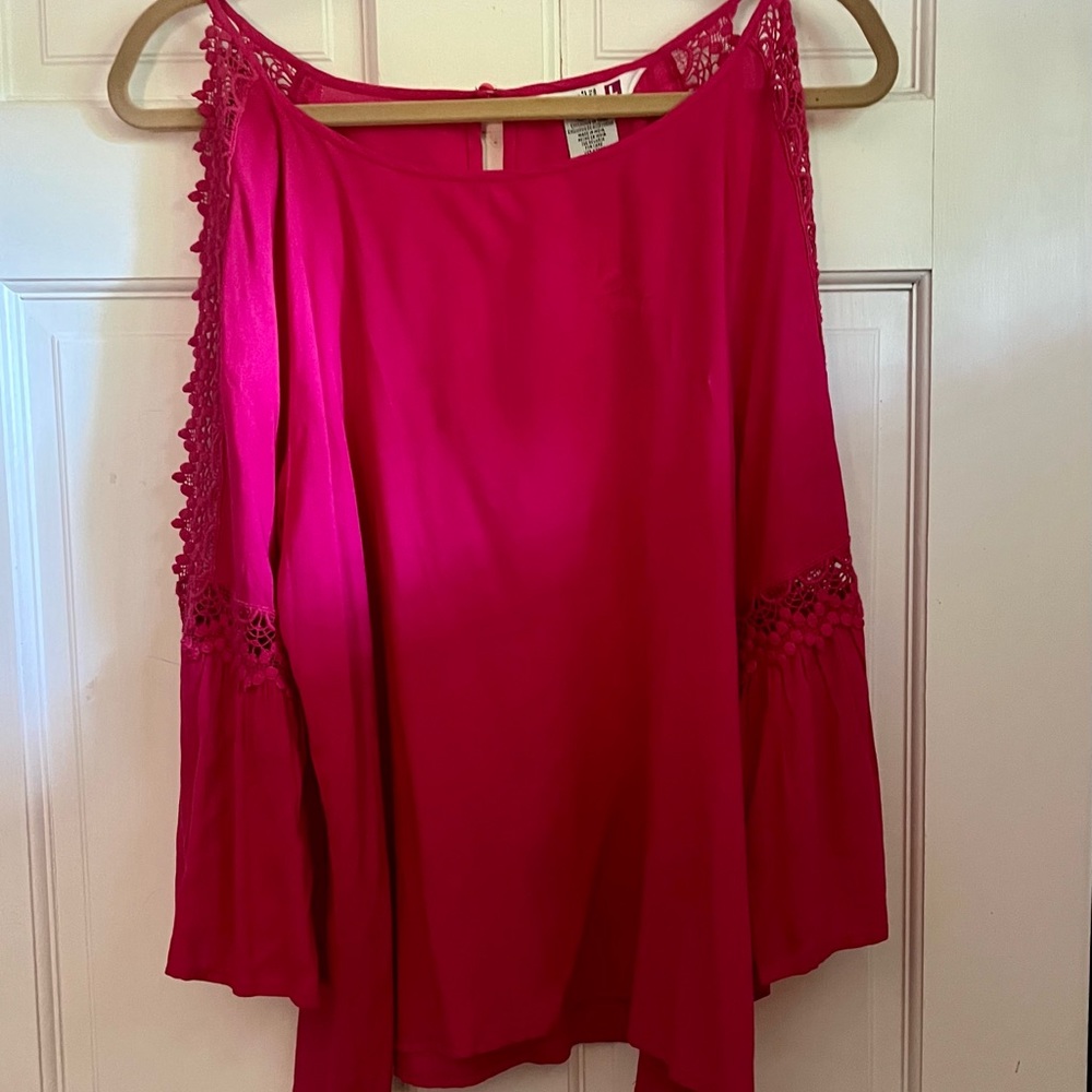Open shoulder blouse